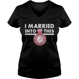 I married into this Alabama Crimson Tide diamond ring Vneck