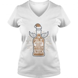 Im full of holiday spirit its called Scotch christman Vneck