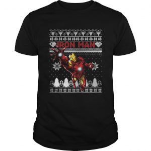 Iron Man Marvel ugly christmas Guys Tee