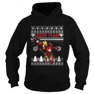 Iron Man Marvel ugly christmas Hoodie