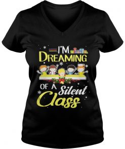 I’m Dreaming Of A Silent Class Christmas Vneck