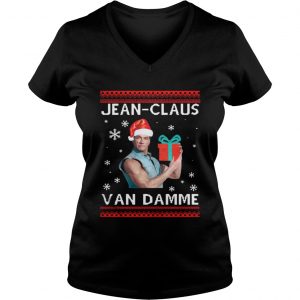 Jean claus Van Damme Christmas sweat Vneck