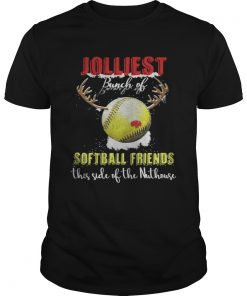 Jolliest Bunch Of Softball Friends Guys Tee