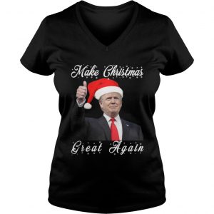 Make christmas great again Trump Vneck
