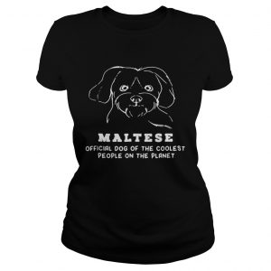 Maltese Dog Of The Coolest Ladies Tee