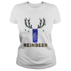 Michelob Ultra Reinbeer Christmas sweat Ladies Tee - Copy