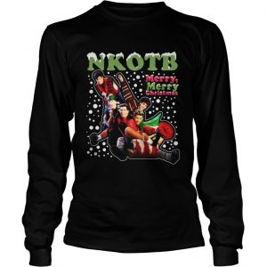 New Kids On The Block Merry Merry Christmas Longsleeve Tee