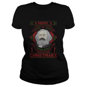 Official Karl Marx merry Christmarx Ladies Tee