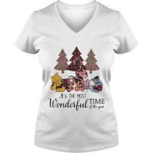 Official Winnie the Pooh it’s the most wonderful time of the year Vneck