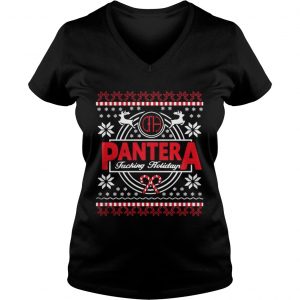Pantera fucking holidays ugly Christmas Vneck
