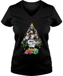 Post Malone Christmas Tree Vneck
