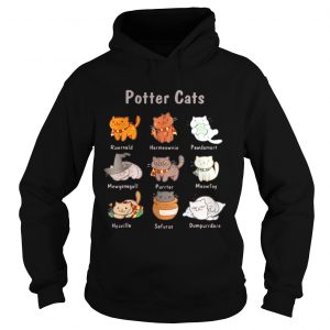Potter cat Rawrnald Hermeownie Pawdamort Mewgonagall Purrter Meowfoy Nyaville Sefurus Dumpurrdore Hoodie
