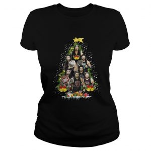 Roman Reigns Christmas tree ugly sweat Ladies Tee