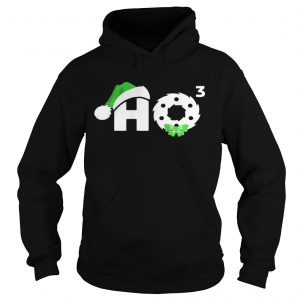Santa Ho Ho 3 Cubed Funny Christmas Hoodie