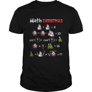 Satan Snowman Math Christmas Unisex Tee