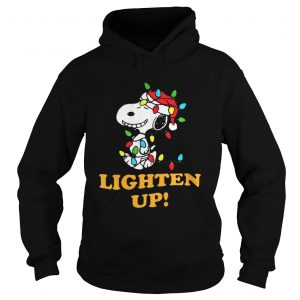 Snoopy christmas lighten up Hoodie