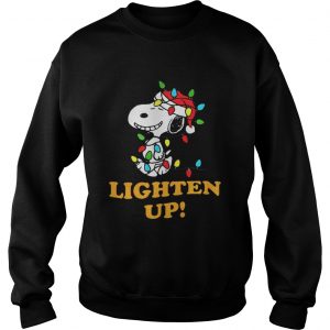Snoopy christmas lighten up Sweatshirt