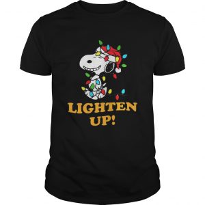Snoopy christmas lighten up Unisex Tee