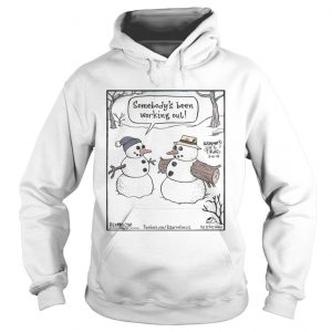 Somebody’s Been Working Out Christmas Hoodie