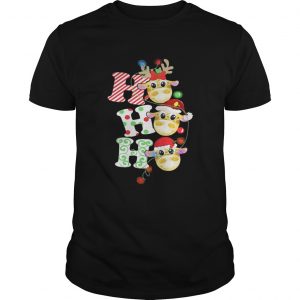 The Giraffe Christmas ho ho ho unisex Tee - Copy