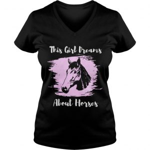 This girl dreams about Horses Vneck