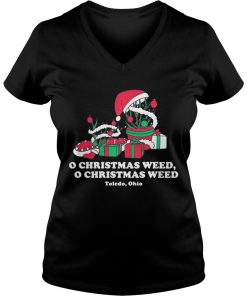 Toledo Christmas Weed Inspires Vneck