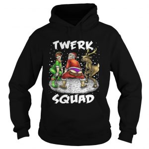 Twerk Squad Santa And Elf Twerking Christmas Hoodie