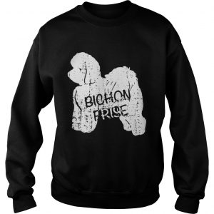 Vintage Bichon Frise Dog Lover Sweatshirt