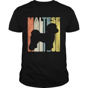 Vintage Retro Maltese Silhouette Unisex