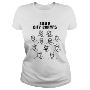Vintage the Simpsons 1992 city champs Ladies Tee