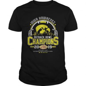 10wa hawkeyes outback bowl champions 2019 Unisex