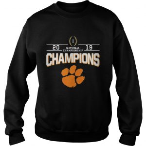 2019 Champions national championship foot Sweater