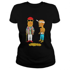 Aintnobodycool Biggie And Tupac Ladies Tee