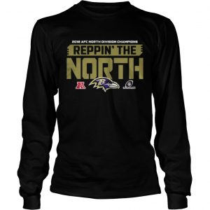 Baltimore Ravens 2018 AFC north division champions reppin the North Longsleeve Tee