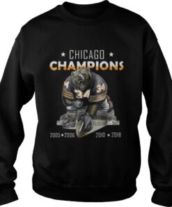 Chicago champions bear 34 2005 2006 2010 2018 Sweater