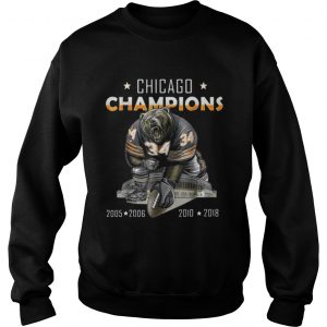 Chicago champions bear 34 2005 2006 2010 2018 Sweater