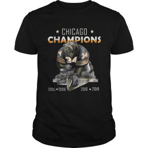 Chicago champions bear 34 2005 2006 2010 2018 Unisex