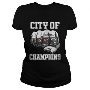 City Of Champions Boston Sports Teams Citizen Ladies tee