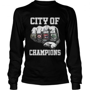 City Of Champions Boston Sports Teams Citizen Longsleeve Tee