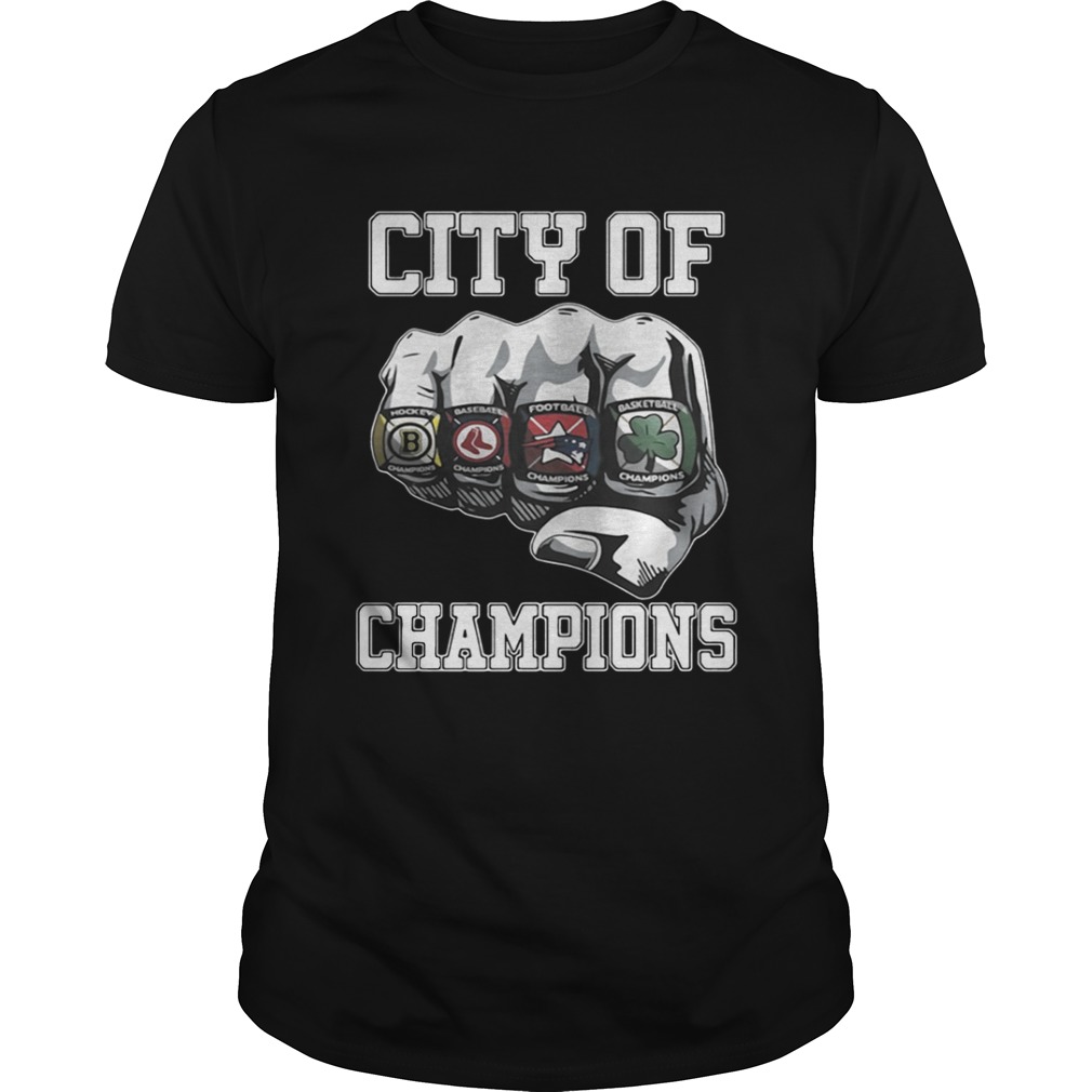 City Of Champions Boston Sports Teams Citizen Shirt