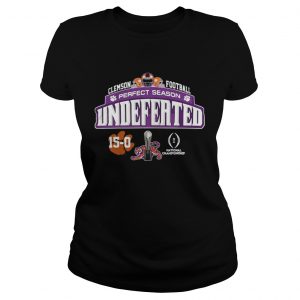 Clemson Football Perfect Season Undeferted Ladies tee