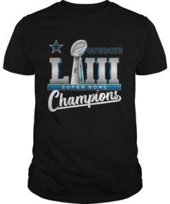 Cowboys LII super bowl champions Unisex