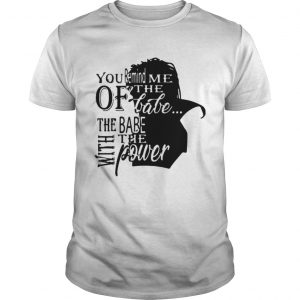 David Bowie Labyrinth you remind me of the babe the babe with the power Guys Tee