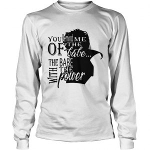 David Bowie Labyrinth you remind me of the babe the babe with the power Longsleeve Tee