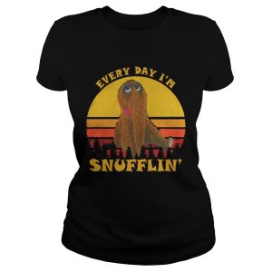Everyday Im Snufflin Ladies Tee