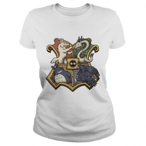 Ghibliwarts Ghibli and Hogwarts mashup Harry Potter Ladies Tee