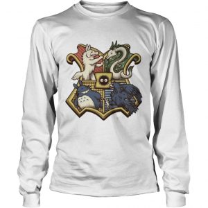 Ghibliwarts Ghibli and Hogwarts mashup Harry Potter Longsleeve Tee