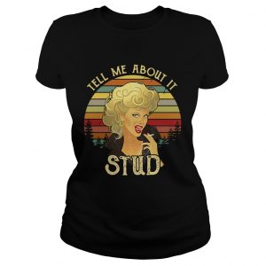 Grease Stud Sandy tell me about it Stud retro Ladies Tee