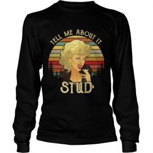 Grease Stud Sandy tell me about it Stud retro Longsleeve Tee