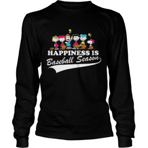 Happiness is baseball season Longsleeve Tee